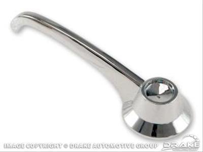 Scott drake door handle interior front stock design chrome ford each