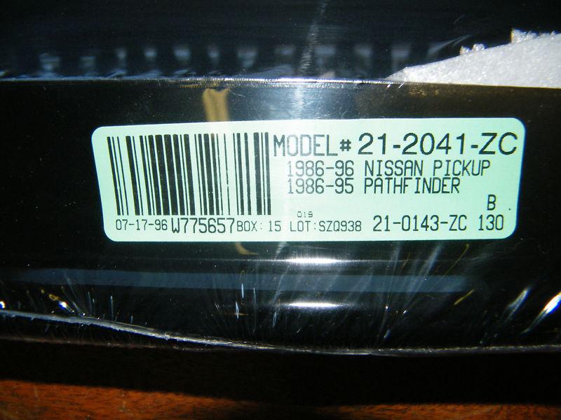 Deflecta-Shield 212041ZC Nissan 86-96 Pickup, 86-95 Pathfinder Smoked Glass, US $50.37, image 3