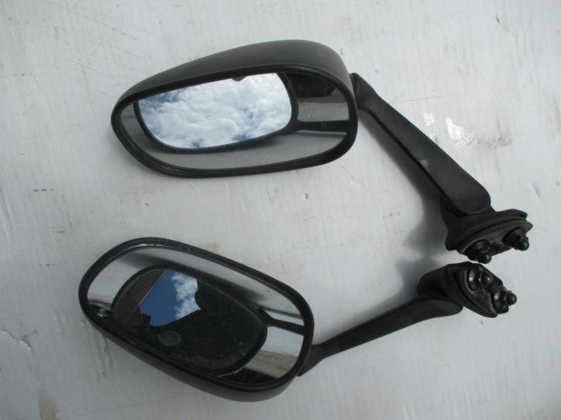 2008-20012 yamaha yzf r6 pair right left mirrors mirror rear view rh light rash