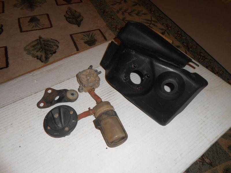 Honda fl400 fuel petcock tank bracket shroud fuel pump 1990 pilot 