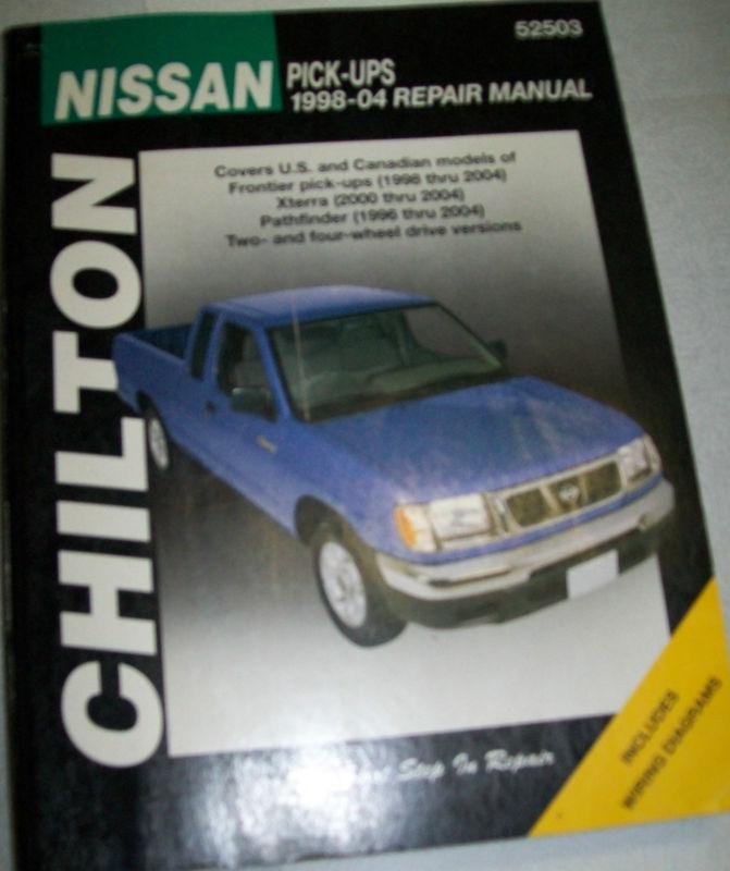 Chilton repair manual--1998-2004 nissan pickups