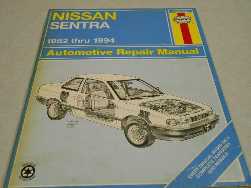 Find HAYNES " NISSAN SENTRA" 19821994 REPAIR MANUAL in Peoria, Arizona