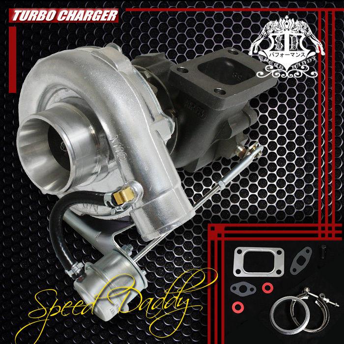 Find T04E T3/T4 .63 TURBO TURBOCHARGER 300+HP W/ INTERNAL WASTEGATE V