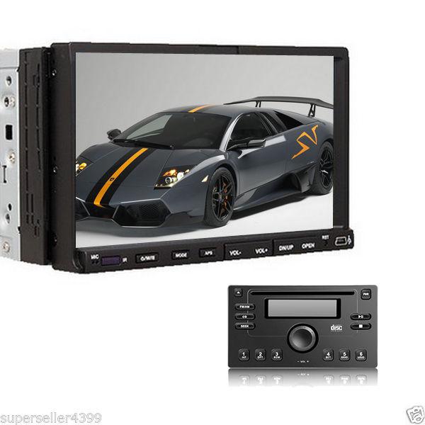 2 din car dvd player 7''touchscreen indash cd tv stereo radio ipod bluetooth mp3