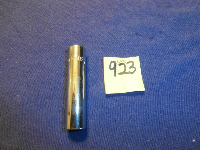 923 new mac tools  md 106r  1/4"dr. 5/16"  6pt deep chr socket