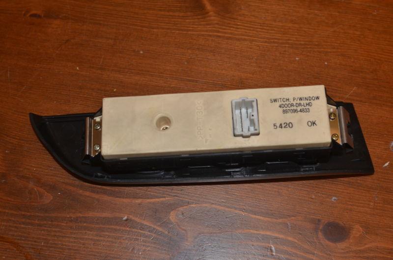 Find ISUZU RODEO MASTER POWER WINDOW SWITCH 95 96 97 OEM DRIVERS SIDE
