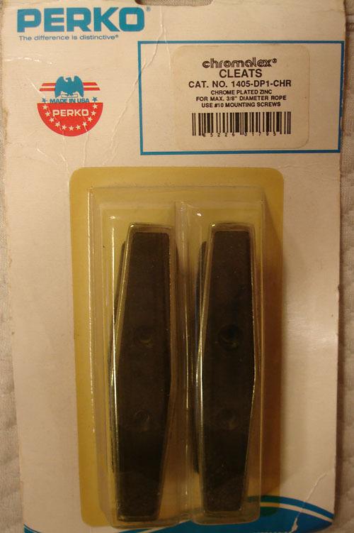  sailboats  perko chromolex cleats 4 1/2" new