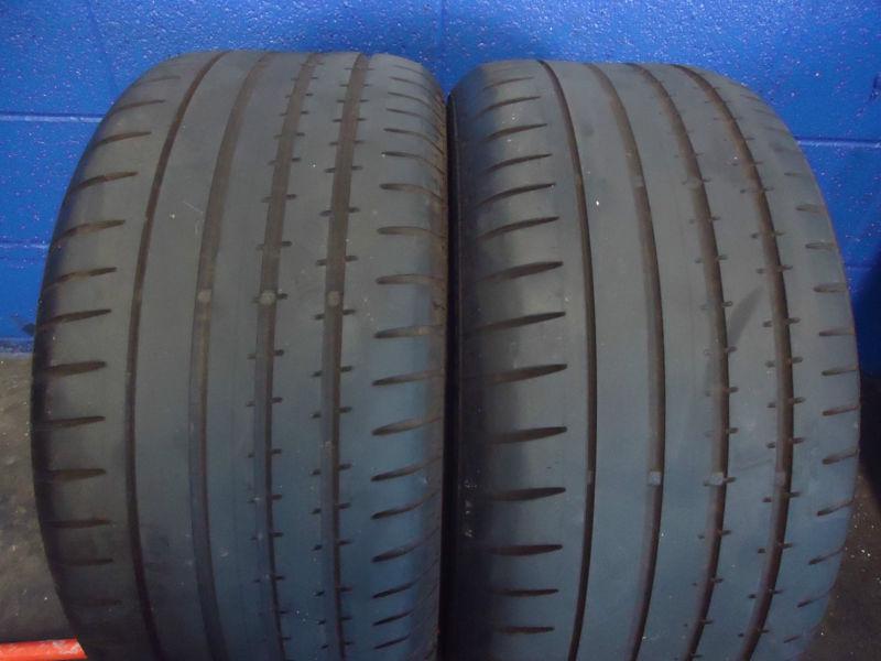 2x 255/40r17 continetal sport contact 2 ssr runflat tires 45-50% sku # 576