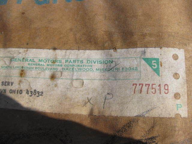 NOS 1947-1953 GM PICKUP TRUCK BED FRONT HEADER PANEL/ORIGINAL GM/HOT STREETROD , US $150.00, image 5