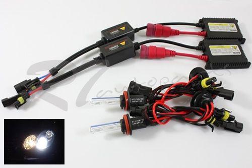 H11 h11b h8 h9 jdm 6000k white slim ballasts hid low beam lights conversion kit