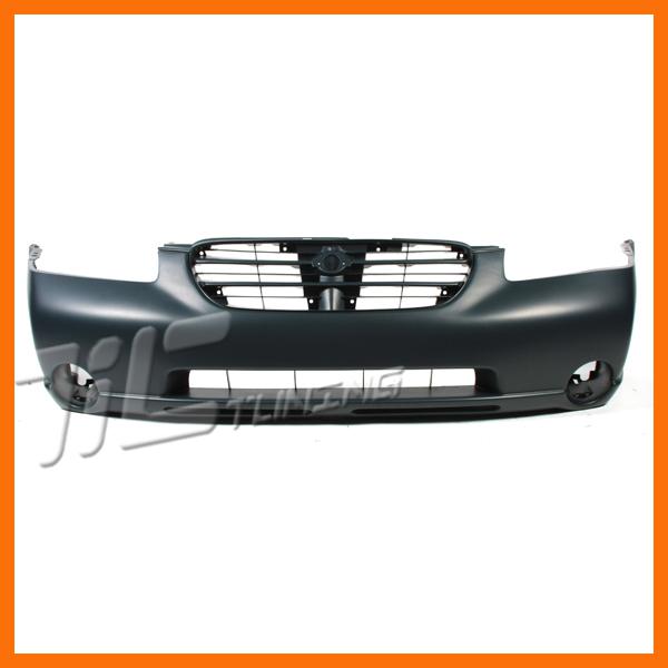 00-01 nissan maxima plastic unpainted primed black front bumper cover