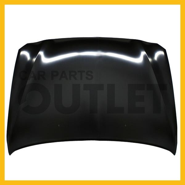 1996 1997 mazda 626 primered black steel hood assembly dx es lx replacement new