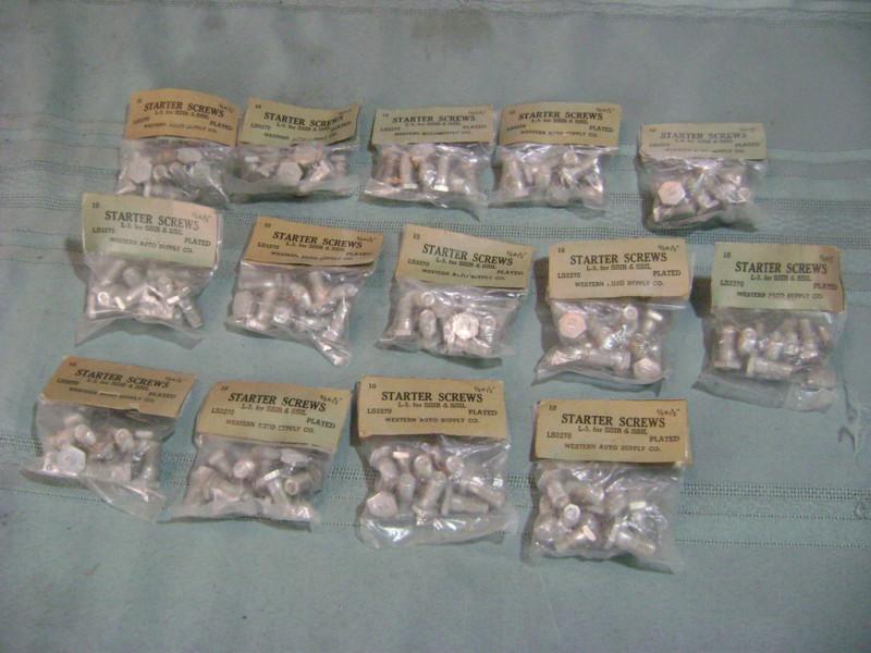 140 nos auto starter screws 5/8 x 5/16 l-5 for ssir & ssil #ls-3270. nip