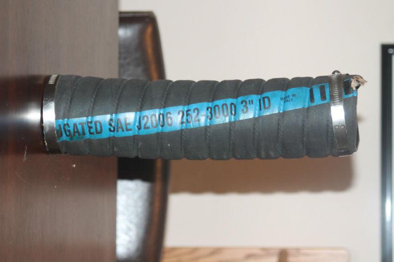 1 foot mpi 252-3000 corrugated exhaust hose  3 " id