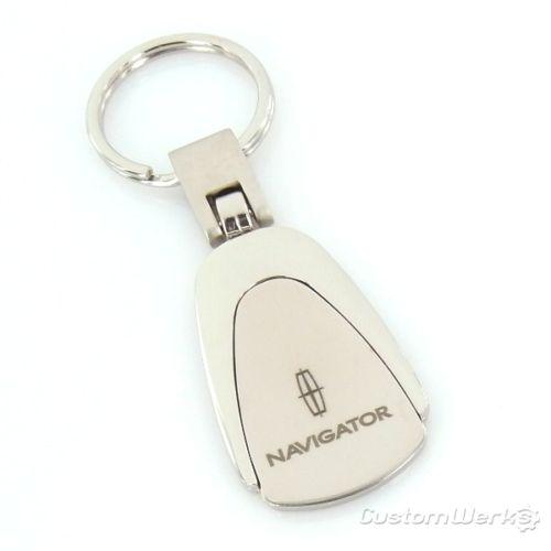 Lincoln navigator chrome tear drop keychain -brand new!