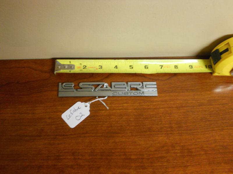 Buick lesabre custom emblem, gm, general motors, badge, art or restore, vintage