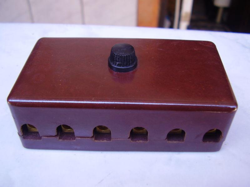 Vw nos 6 fuse box (brown) oval bug zwitter ovali  cox
