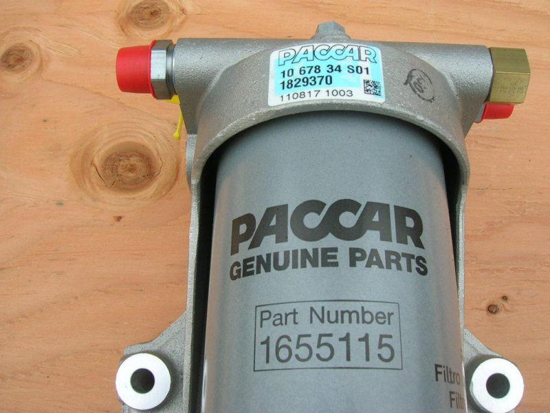 1829370 paccar fuel filter head assy kenworth peterbilt filter 1655115
