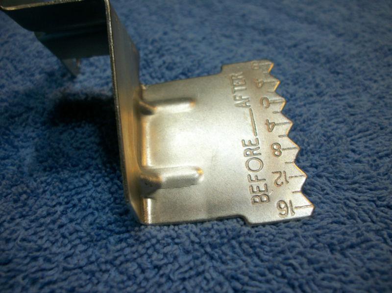 Find 350 400 383 Genuine GM Timing Pointer Mark Tab 8" inch Balancer SBC Damper NOS in Allen