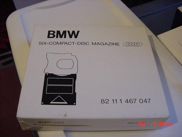 Bmw 6 disc cd cartridges 7 pcs for 1 price