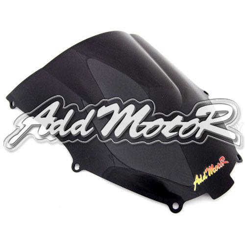 Motorcycle windscreen windshield fit zx-9r zx9r 00-03 black ws4054