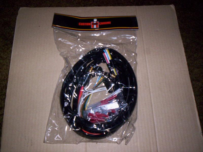 Harley davidson custom chrome inc. right and left handle bar wiring harness