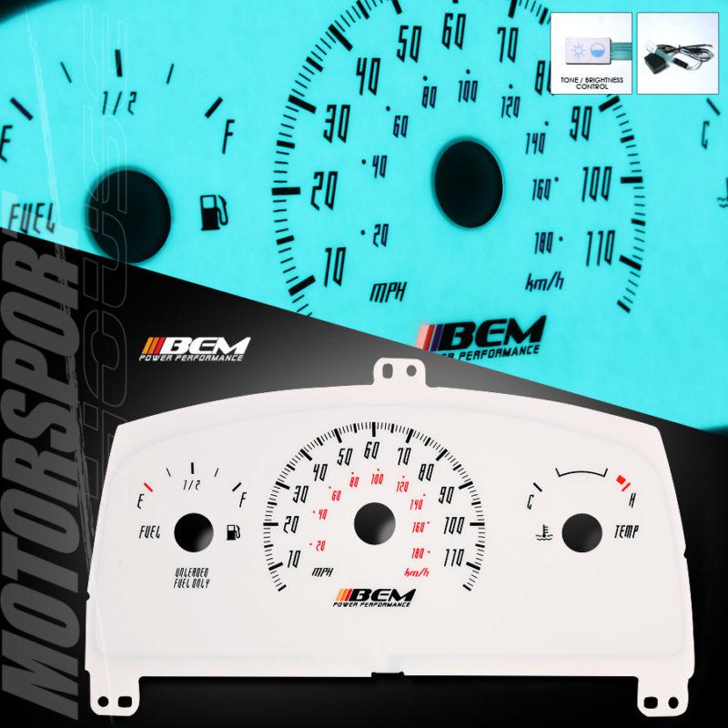 Find 9598 CHEVY CAVALIER MANUAL EL GLOW GAUGE INSTRUMENT CLUSTER