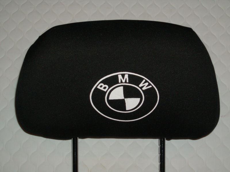 Audi  - 2 black headrest covers free shipping