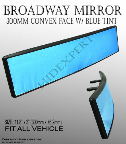 Icbeamer ford broadway bw-147 300mm convex rearview mirror blue tint c qj9975