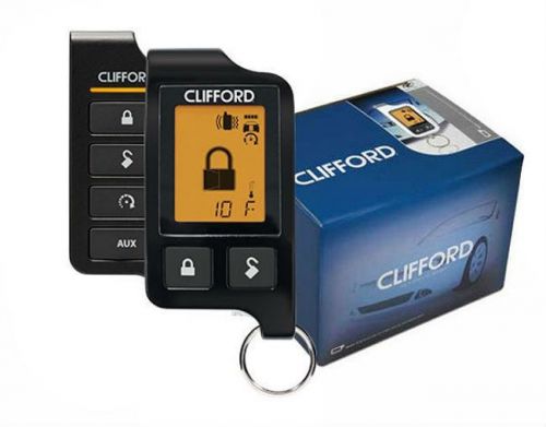 Clifford matrix 5706x 2-way remote start car alarm keyless entry security system