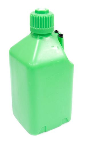 Scribner plastic glow green plastic square 5 gal utility jug p/n 2000gg