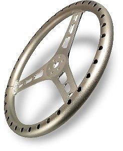 Joes racing 13515-a 15&#034; aluminum drilled steering wheel imca circle track