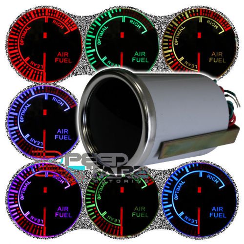 Find 2"52MM 7 COLOR LED TRANSITION DISPLAY AIR FUEL RATIO SMOKE GLOW
