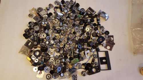 Lot of various car knobs and switches