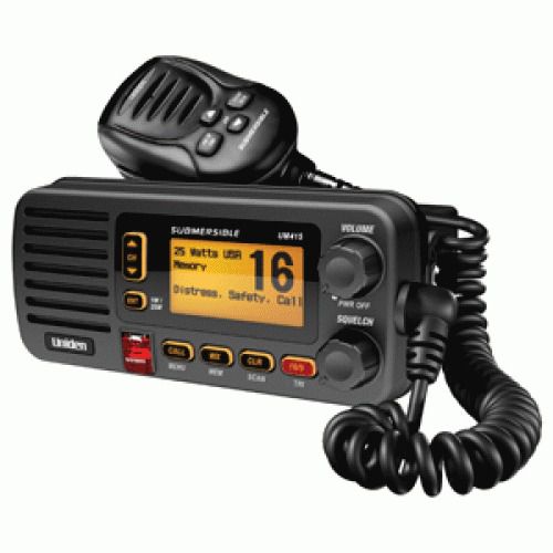 Uniden #um415 - black 25watt vhf radio - fixed mount