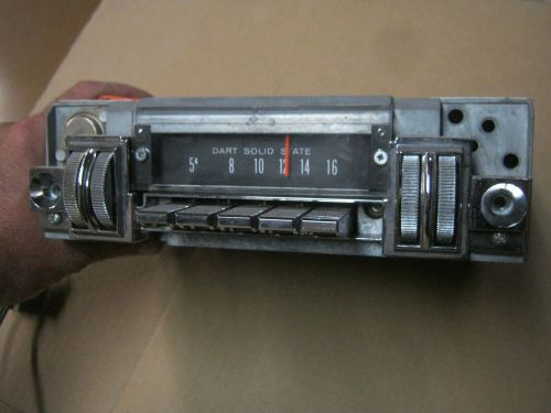 1968 1969 dodge dart am radio oem needs rebuilt mopar gts