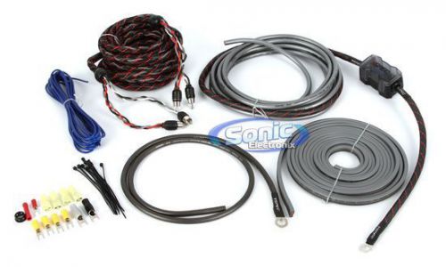 Tspec v128rak 8 gauge v12 ofc car audio amplifier/amp kit with 2-channel rcas