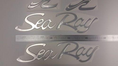 Sea ray boat emblem 18&#034; stickers set - adesivi barca - pegatinas barcos