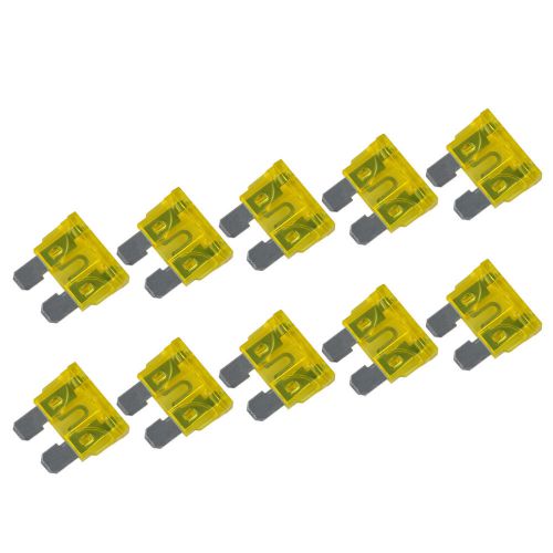 50pcs 20a color coded standard ato/atc blade fuse for auto cars trucks