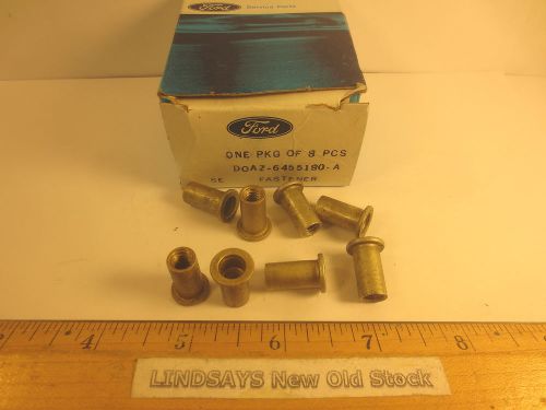 8 pcs in 1 ford pkg. 1969/78 full size wagon "rivet nut" luggage carrier support