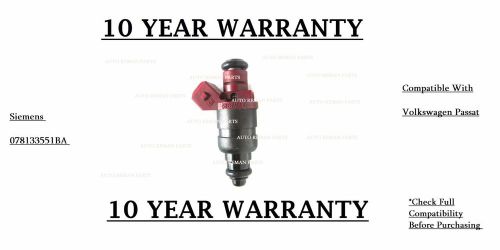 Siemens flow matched fuel injector set for vw passat 2.8 l 078133551ba  one unit