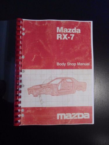 86-91 mazda rx7 fc3s body shop manual complete 100pages photocopy rare 13b s4 s5