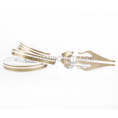 385'' bronze double pin stripe pinstriping tape vinyl decal stickers for bmw ct