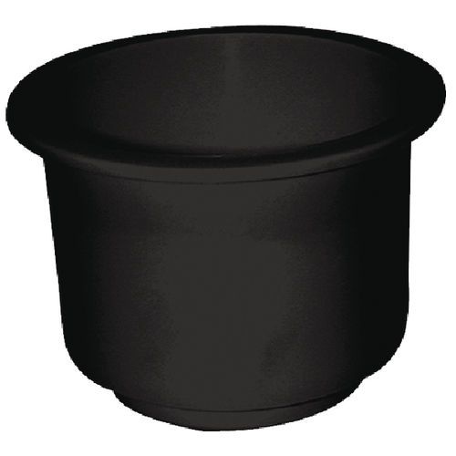 Boat rv poker table large black recessed cup/beverage holder 4.25" od