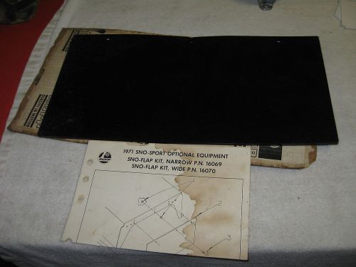 Nos rupp snowmobile sno flap 1971 magnum narrow 16069