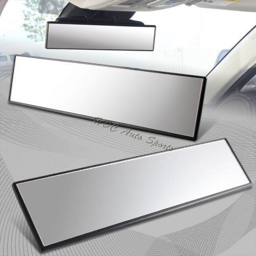 300mm wide flat surface interior clip on panoramic rear view mirror universal 2