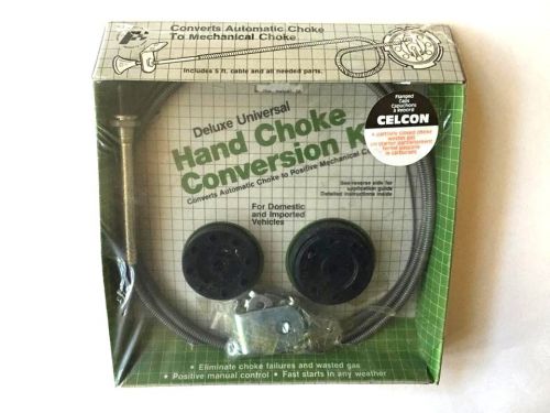 Deluxe universal hand choke conversion kit perfection automotive products corp