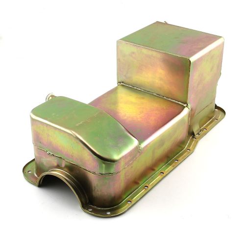 Ford 351w windsor fox body fabricated dual sump oil pan