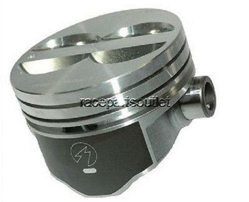 Speed pro flat top hypereutectic sb chevy 350 pistons 5.7" rod .60 bore