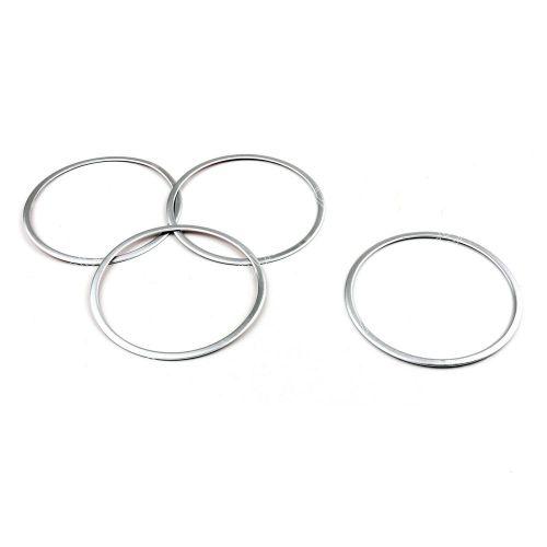 Car door inner speaker trim cover ring for bmw x5 f15 2014-15 x6 f16 2015 silver